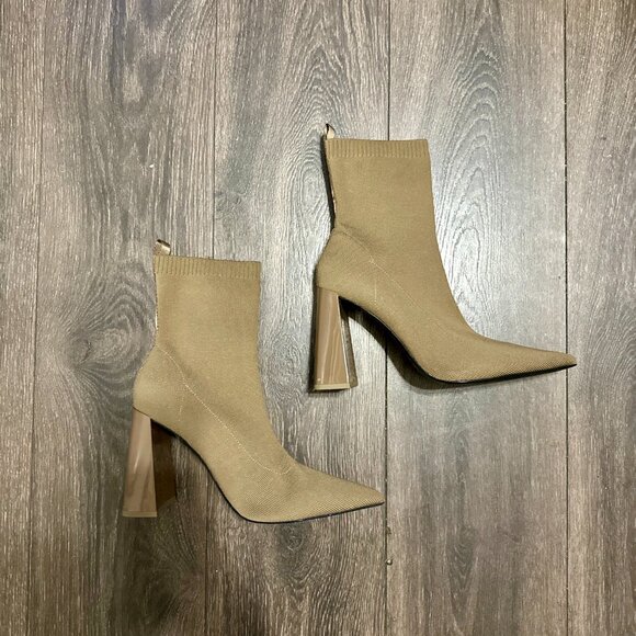 Zara Geometric Heel Boot - Picture 2 of 3